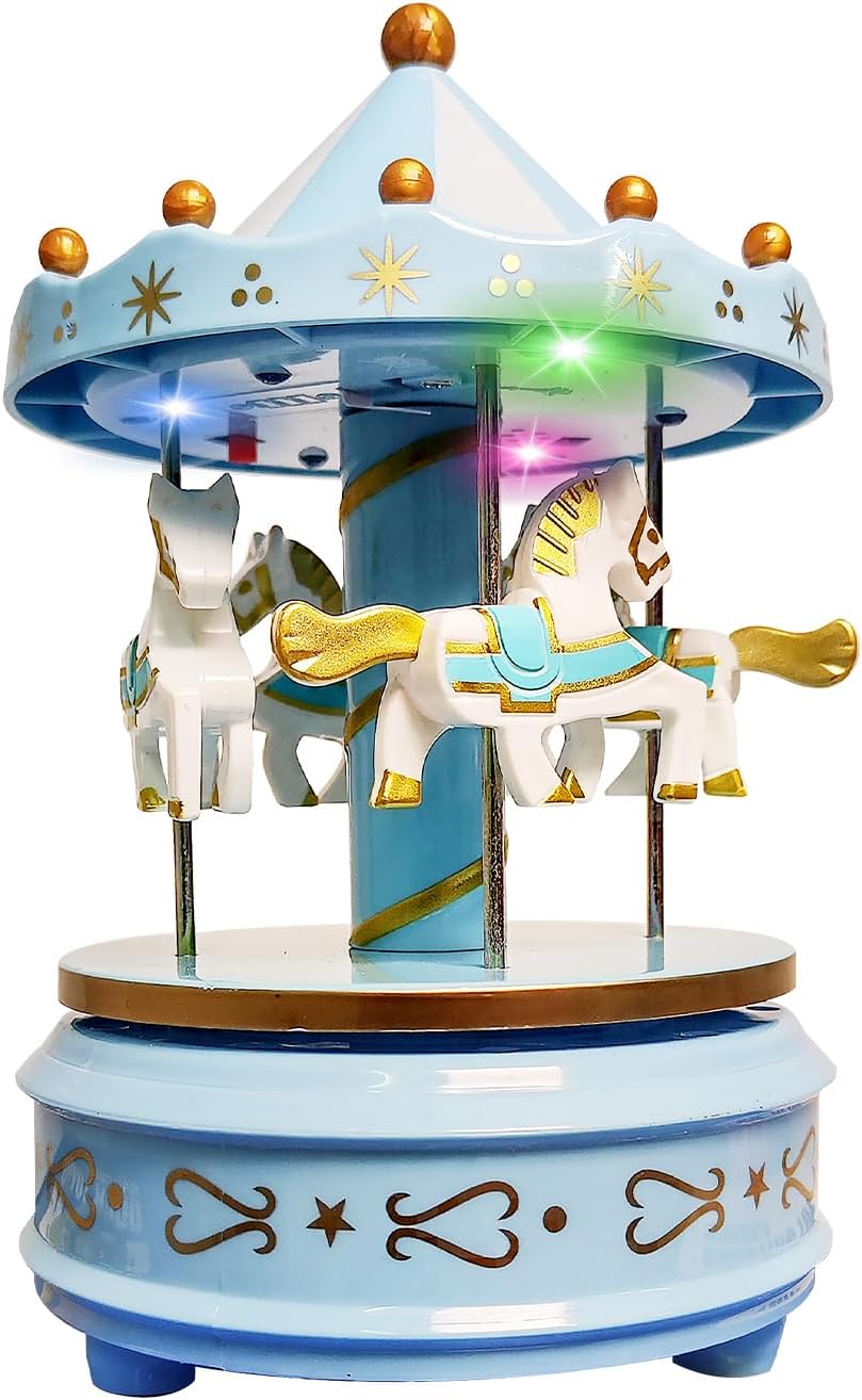 Traditional Music Box - Blue